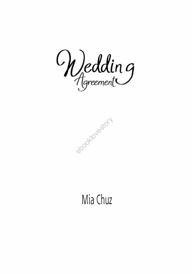 Wedding Agreement