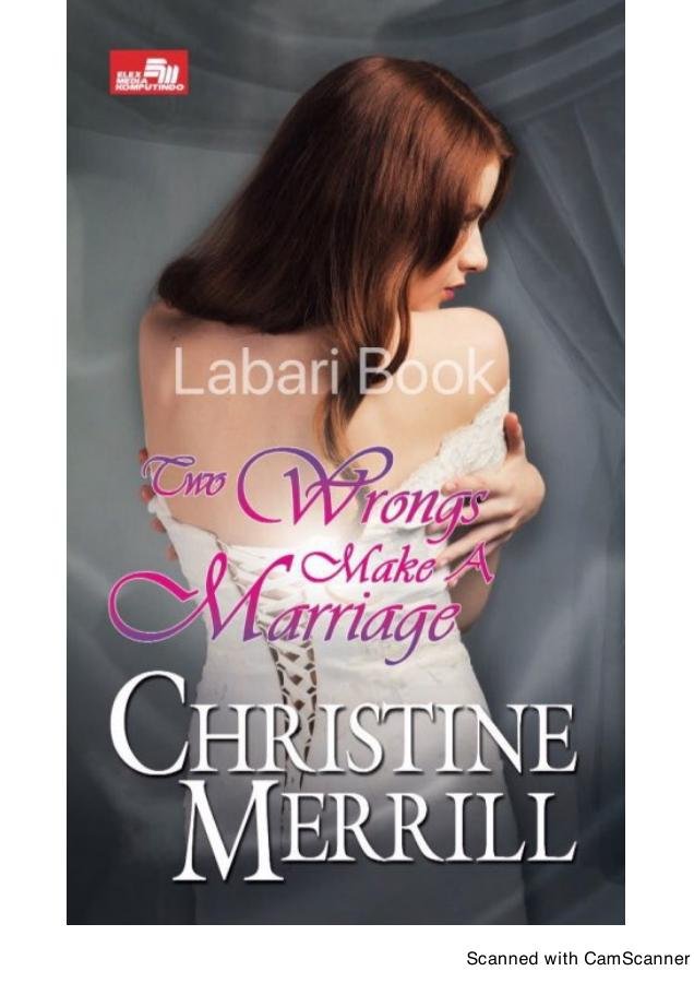 Two Wrong Make A Marriage